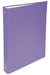 Exacompta Ring Binder 51376E Polypropylene Covered Card A4 4 ring 30 mm Purple Pack of 20