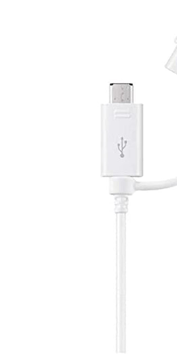 Samsung EP-DG930 1.5m USB-A to USB-C and Micro-USB Cable White