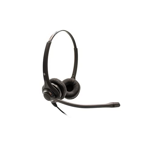 JPL 611PB Wired Stereo Headset Over the Head With Noise Cancellation QD Male With Microphone Grey