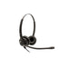 JPL 611PB Wired Stereo Headset Over the Head With Noise Cancellation QD Male With Microphone Grey