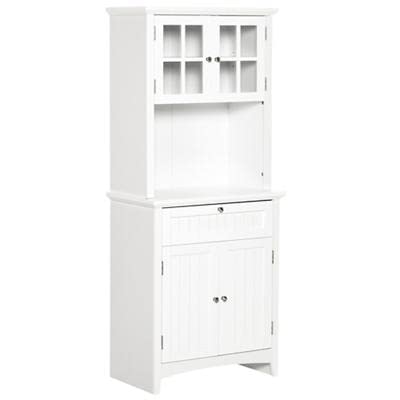 HOMCOM Storage Cabinet 835-343 1640 x 686 x 400 mm White