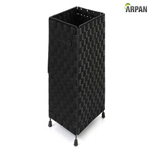 ARPAN Laundry Basket PP-9193BK Nylon, PP Black 50 x 35 x 25 cm