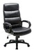 Niceday Basic Tilt Ergonomic Executive Office Chair with Armrest and Adjustable Seat Malaga Bonded Leather Black