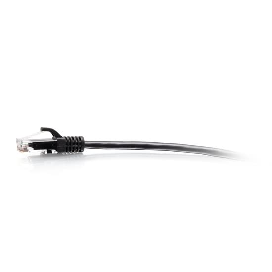 C2G 15ft (4.5m) Cat6a Snagless Unshielded (UTP) Slim Ethernet Network Patch Cable - Black - Patch cable - RJ-45 (M) to RJ-45 (M) - 4.5 m - 4.8 mm - UTP - CAT 6a - molded, snagless - black