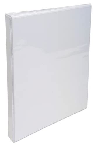 Exacompta Presentation Ring Binder Kreacover 51820E Polypropylene A4+ 2 ring 15 mm White Pack of 10