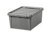 SmartStore Recycled Storage Box 14 L With Lid Grey 30 x 40 x 18 cm