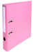 Exacompta PremTouch Lever Arch File A4 50 mm Pink 2 ring 53555E Cardboard, PVC (Polyvinyl Chloride) Portrait Pack of 10