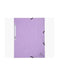 Exacompta Aquarel 3 Flap Folder A4 Mottled Pressboard 320 x 240 mm Mauve Pack of 5