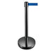 GPC Belt Barrier with Post Black, Blue