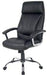 Realspace Permanent Contact Executive Chair with Armrest and Adjustable Seat Prague Bonded Leather Black