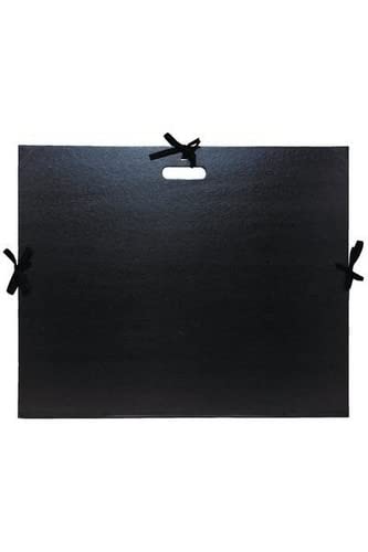 Exacompta Art Folder 538900E Cardboard 590mm x 720mm Black Pack of 5