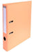 Exacompta PremTouch Lever Arch File A4 50 mm Salmon 2 ring 53505E Cardboard, PVC (Polyvinyl Chloride) Portrait Pack of 10