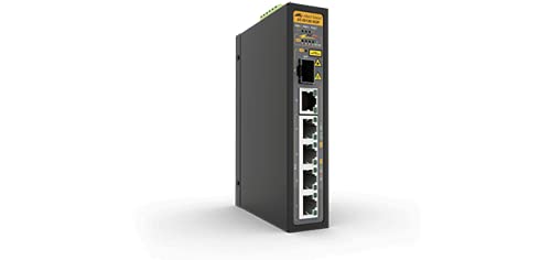 Allied Telesis IS Series AT-IS130-6GP - Switch - 5 x 10/100/1000 (PoE+) + 1 x 100/1000 SFP - DIN rail mountable, wall-mountable - PoE+ (90 W)