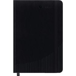 Foray Notebook Classic A5 Squared Casebound PP (Polypropylene) Hardback Black 160 Pages 80 Sheets