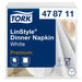 Tork LinStyle® White Dinner Napkin, Premium, 1/4 Fold, 1-ply, napkins, 39 cm x 39 cm, 478711