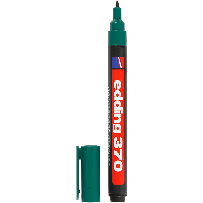 Edding 370 Permanent Marker Bullet Tip 1mm Line Green