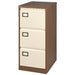 Bisley Filing Cabinet with 3 Lockable Drawers AOC3 470 x 622 x 1016mm Brown & Cream