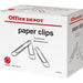 Office Depot Paper Clips Round 50mm Silver Pack of 1000