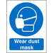 Mandatory Sign Wear Dust Mask Plastic 20 x 15 cm