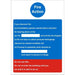 Fire Action Sign Plastic Self Adhesive 30 x 20 cm