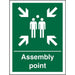 Safe Procedure Sign Assembly Point Vinyl 30 x 20 cm