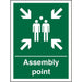 Safe Procedure Sign Assembly Point Vinyl 60 x 40 cm