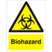 Warning Sign Biohazard Vinyl 20 x 15 cm