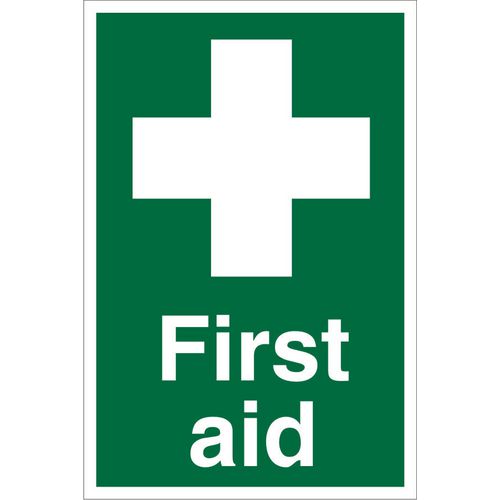 First Aid Sign First Aid Plastic 60 x 40 cm