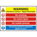 Warning Sign Petroleum Plastic 40 x 60 cm