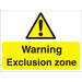 Warning Sign Deep Excavations PVC 30 x 40 cm