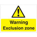 Warning Sign Deep Excavations PVC 45 x 60 cm