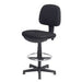 Realspace Draughtsman Chair Fabric Black