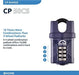 SQUIRE Combination Padlock CP50CS Hardened Steel