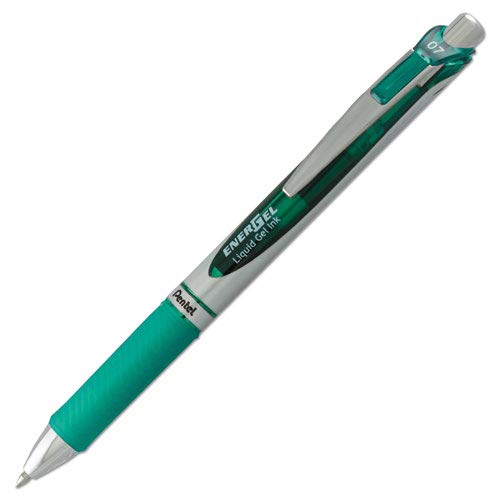 Pentel EnerGel Rollerball Pen 0.4 mm Medium Green BL77-DO