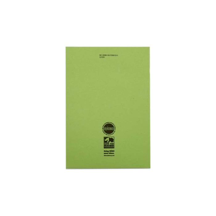 Rhino A4 Exercise Book 80 Page Ruled F8M Light Green (Pack 50) - VEX668-1205-4