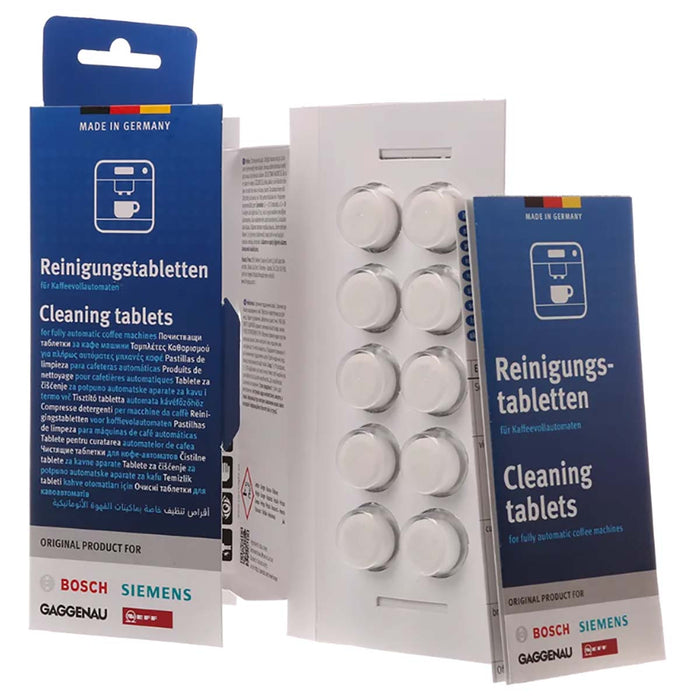 Bosch Cleaning tablets for coffee and espresso machines and kettles