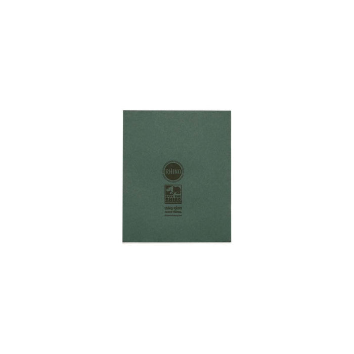 Rhino 8 x 6.5 Inches Learn to Write Book 32 Page Narrow-Ruled Dark Green (Pack 100) - SDXB6-8