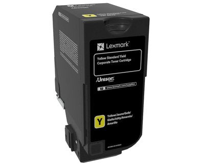 Lexmark 74C2SYE Original Toner Cartridge Yellow