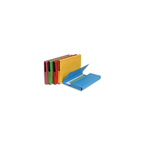 Exacompta Document Wallet 47770E A4 Card 24 (W) x 32 (H) cm Assorted 1Pack of 50