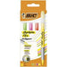 BIC Flex Highlighter Assorted Fine Chisel 1-4.3 mm Pack of 4