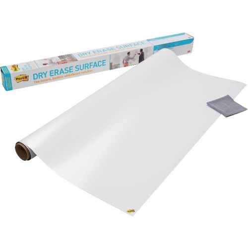 Post-it Dry Erase Film DEF6x4-EU White 121.9 x 182.9 cm