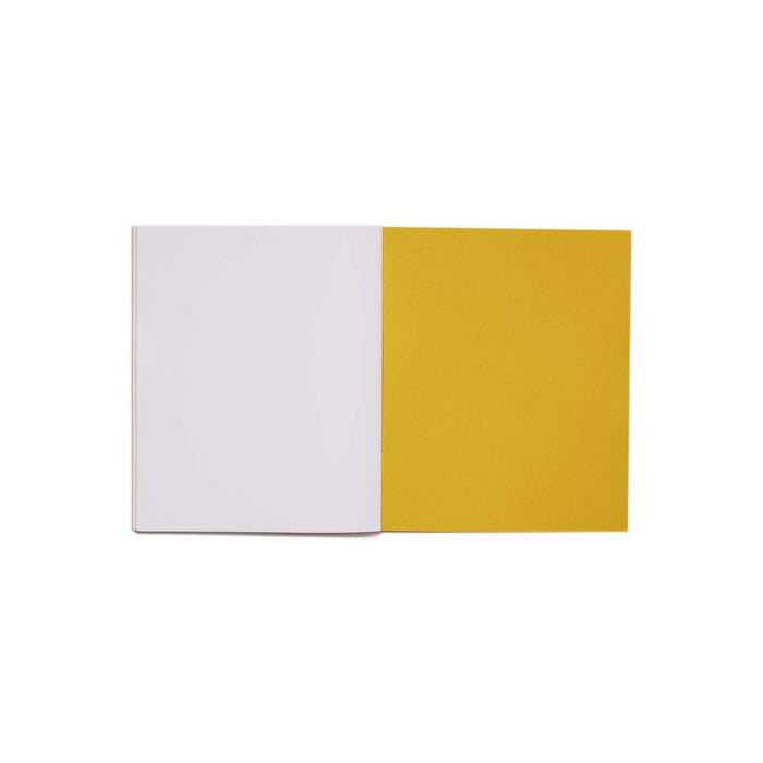 Rhino 8 x 6.5 Exercise Book 48 Page Plain Yellow (Pack 100) - VEX342-448-2