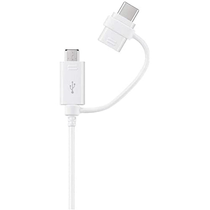 Samsung EP-DG930 1.5m USB-A to USB-C and Micro-USB Cable White