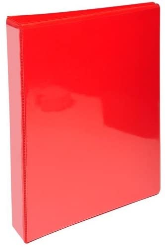 Exacompta Presentation Ring Binder Polypropylene A4+ 4 ring 25 mm Red Pack of 10