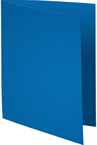 Exacompta Flash Square Cut Folder A4 Blue Manila 80 gsm Pack of 1000