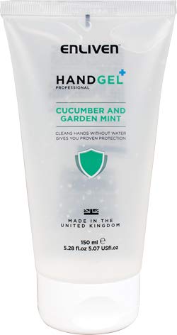 Enliven Hand Gel Cucumber & Garden Mint Transparent C002968 150 ml