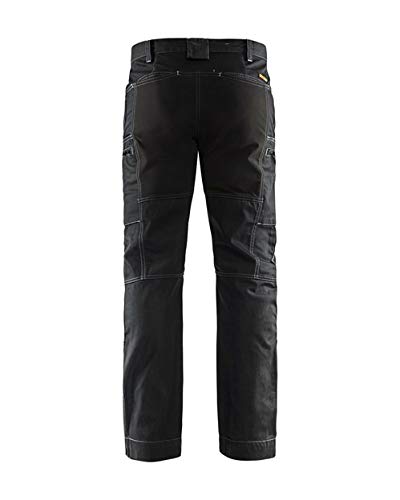 BLÅKLÄDER Trousers 14591142 Cottone, PA (Polyamide) Black Size 43S