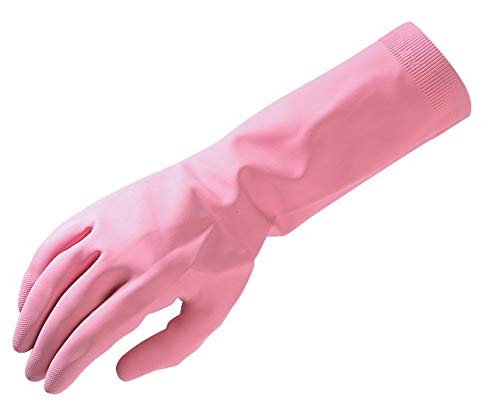 Mapa Professional Vital 115 Non-Disposable Cleaning Gloves Latex Size 8 Pink