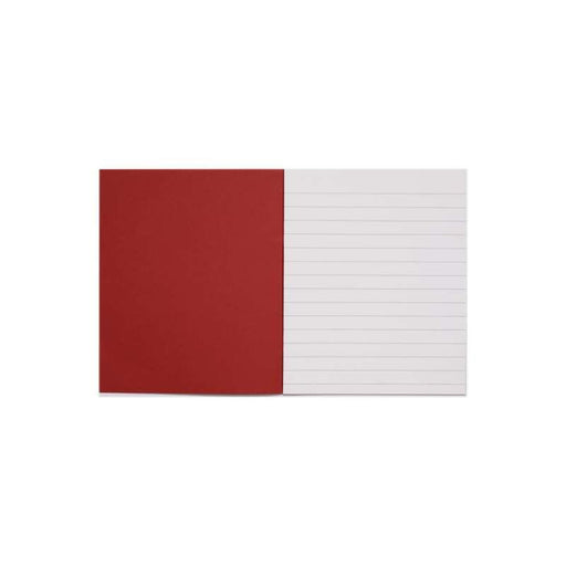 Rhino 8 x 6.5 (205 x 165mm) Exercise Book 32 Page Feint Ruled 15mm Red (Pack 100) - VEX142-165-0