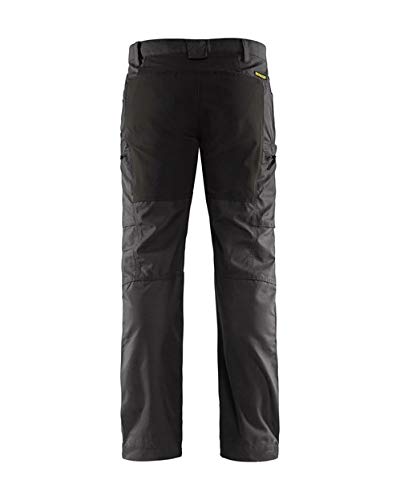 BLÅKLÄDER Trousers 14591845 Cotton, PL (Polyester) Black, Dark Grey Size 30R